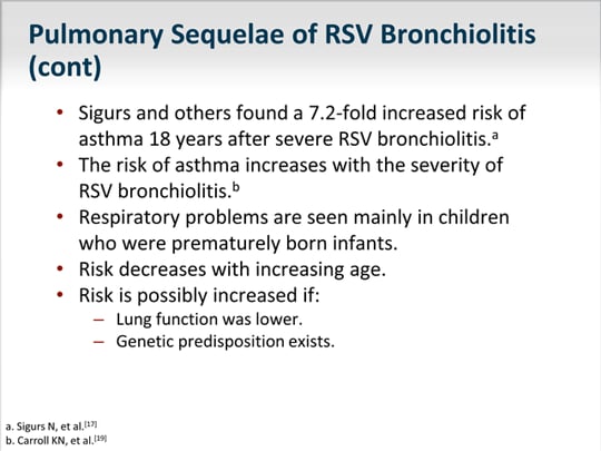 Rsv Bronchiolitis Prevention Identification And Management Transcript