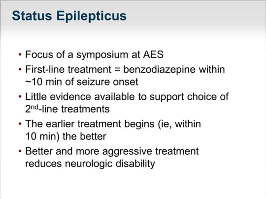 Therapeutic Update From the American Epilepsy Society Annual Meeting ...