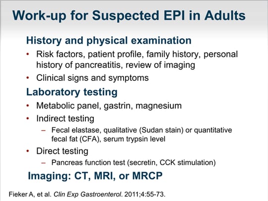 Current Challenges In Exocrine Pancreatic Insufficiency A Multi Perspective Discussion Transcript