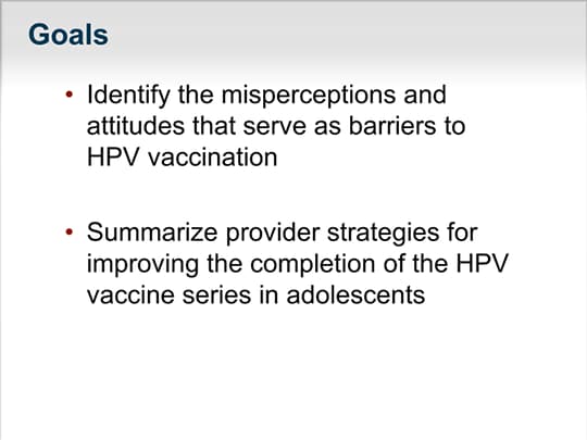 Overcoming Barriers To Preventing Hpv Related Disease Transcript