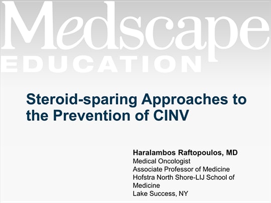 Emerging Approaches to the Prevention of CINV: 2013 ECCO