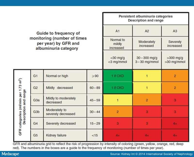 Summary of KDIGO 2012 CKD Guideline