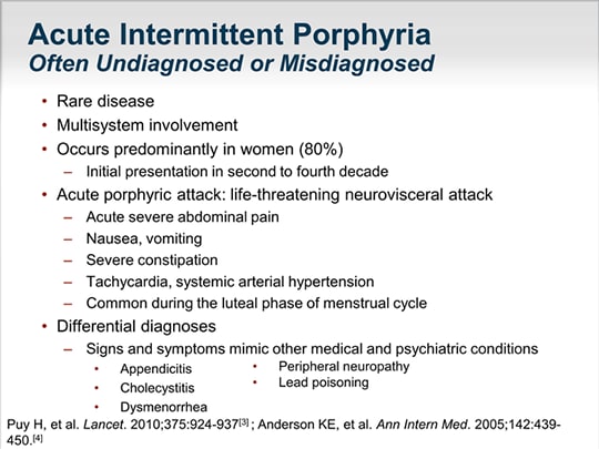 Acute Intermittent Porphyria: A View From the Trenches (Transcript)