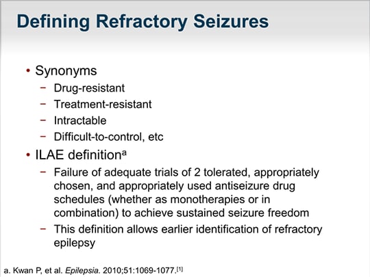 Clinical Perspectives on Managing Adult Refractory Seizures