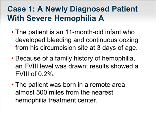 case study for hemophilia