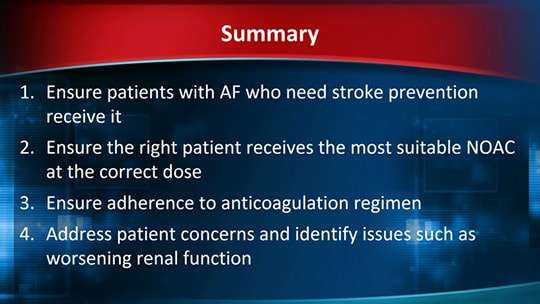 Drug Dosing and Patient Adherence in Stroke Prevention For Atrial ...