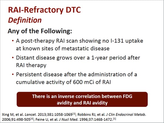 RAIRefractory Thyroid Cancer Optimizing Treatment With