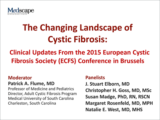 The Changing Landscape Of Cystic Fibrosis Clinical Updates From The 2015 European Cystic Fibrosis Society Meeting In Brussels