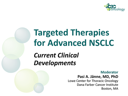 Targeted Therapies For Advanced Nsclc Current Clinical Developments 4821