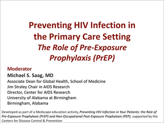 Preventing Hiv Infection In The Primary Care Setting The Role Of Pre