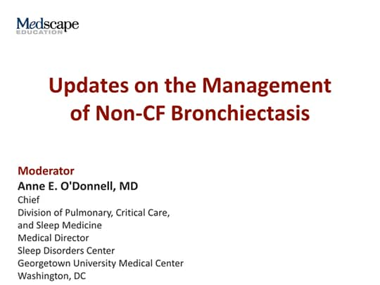 Updates On The Management Of Non Cystic Fibrosis Bronchiectasis Transcript