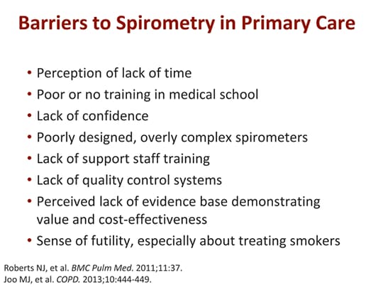 Assessing COPD in Primary Care: A Practical Approach 