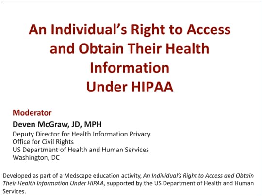 An Individual’s Right To Access And Obtain Their Health Information ...