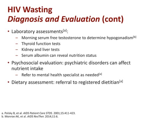 HIV-Associated Weight Loss and Wasting: Addressing an Ongoing Burden ...