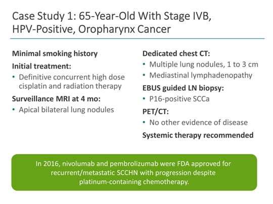 Advancing Care Forward in Squamous Cell Carcinoma of the Head and Neck ...