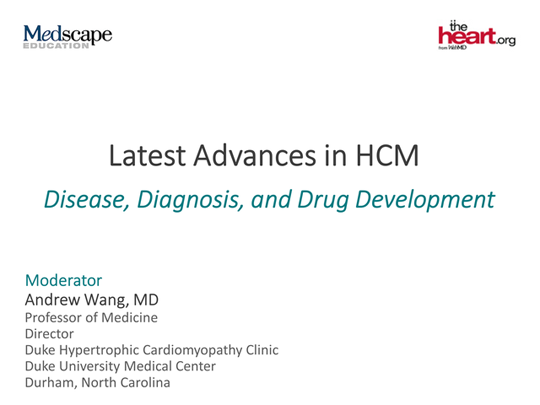 Latest Advances in HCM: Disease, Diagnosis, and Drug Development ...