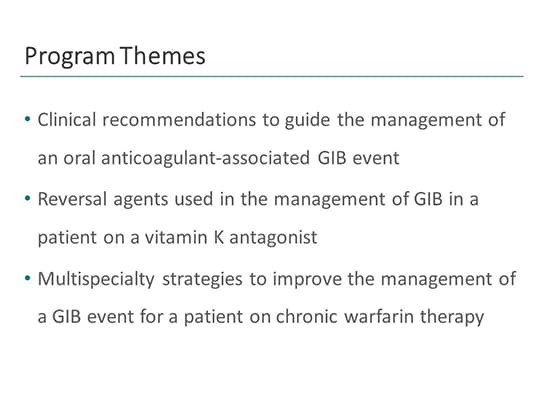 Management of patients with anticoagulant-associated bleeding or