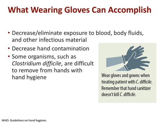 when to wear gloves