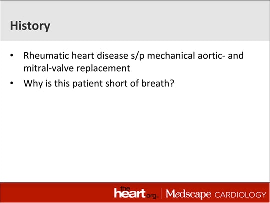 Echo Case: Why Is There Dyspnea? Start With The Doppler