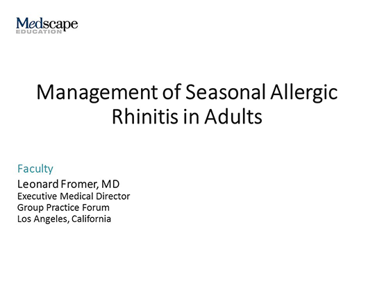 Seasonal Allergic Rhinitis Guideline Updates Applied To Clinical Cases