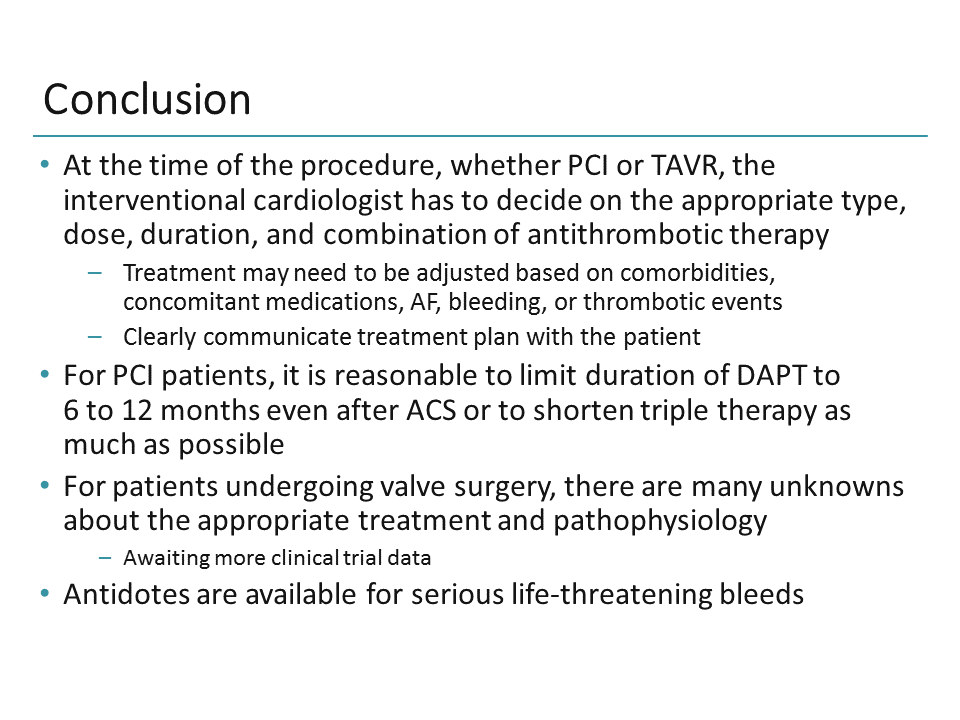 Anticoagulants In Interventional Cardiology Where Are We In 2018