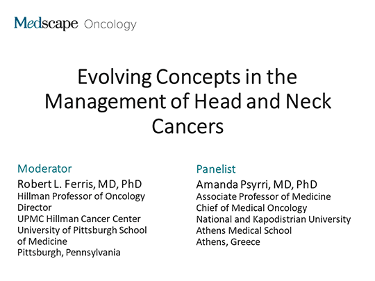 Evolving Concepts in the Management of Head and Neck Cancers