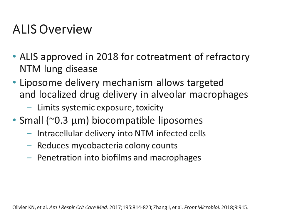 Management Of NTM Lung Disease: Key Therapeutic Developments