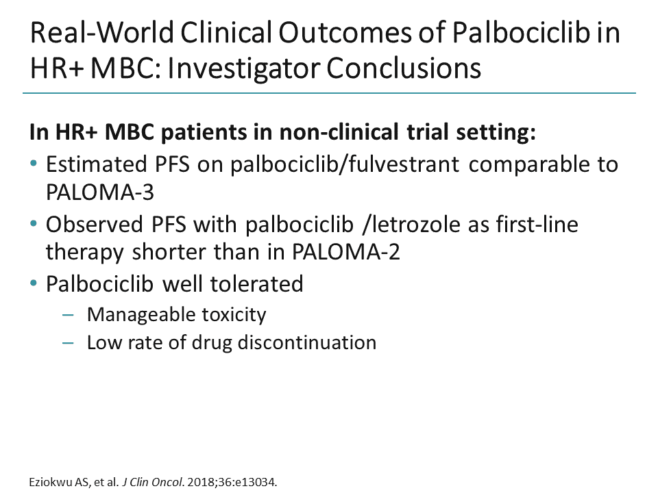 Real World Evidence Optimizing Outcomes In Patients With HR Positive Real world evidence optimizing outcomes in patients with hr positive