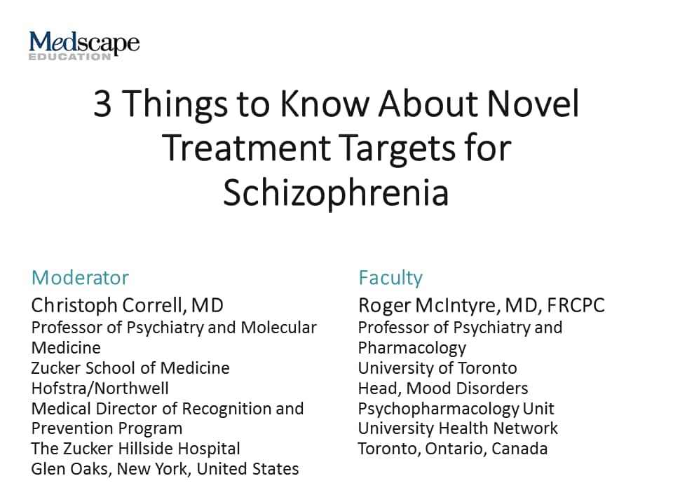 Three Things You Should Know About Novel Treatment Targets for