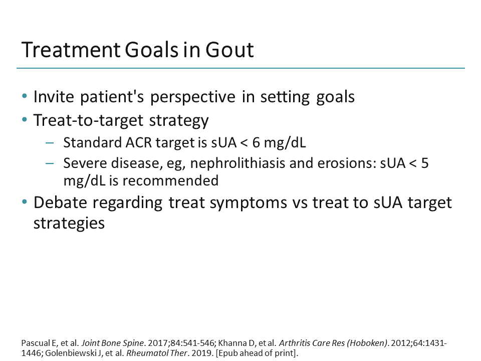 Optimizing Treatment Of Refractory Gout