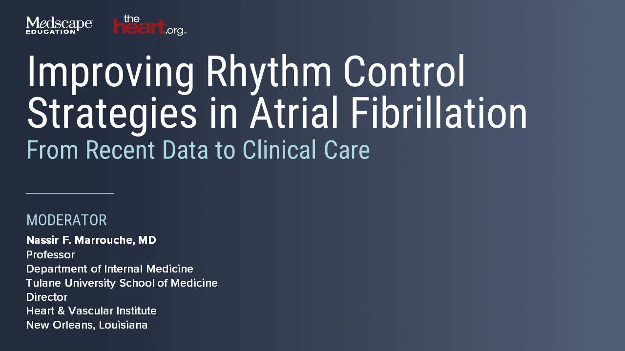 Improving Rhythm Control Strategies in Atrial Fibrillation: From Recent  Data to Clinical Care