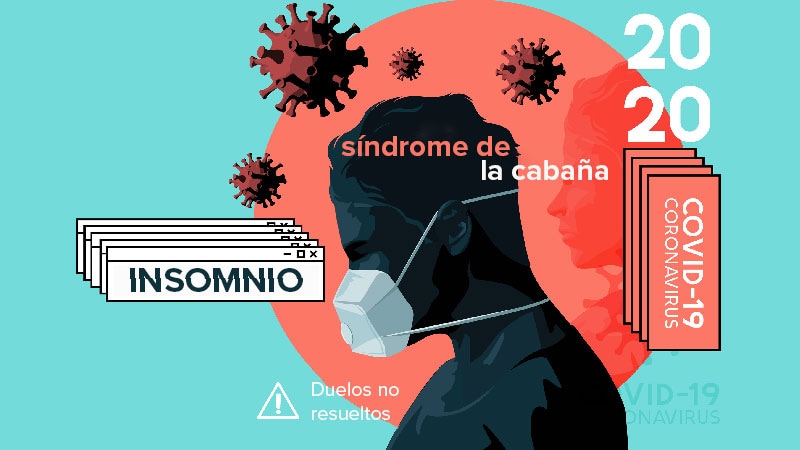 Duelos no resueltos, síndrome de la cabaña y alteraciones del sueño, principales retos posCOVID-19 en salud mental