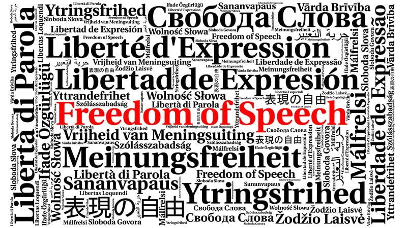 « La liberté d’expression n’a jamais contaminé personne »