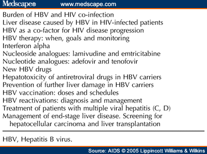 Care of Patients With Chronic Hepatitis B and HIV Co-Infection