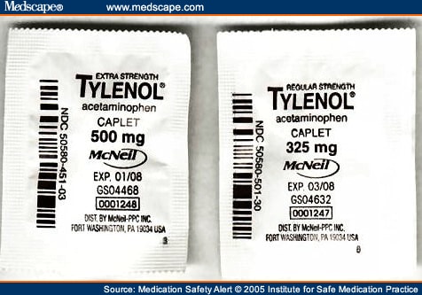 tylenol packet packets