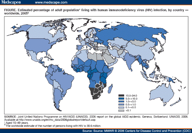 The Global HIV/AIDS Pandemic, 2006