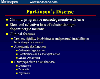 parkinson disease brain dementia characteristics symptoms depression pd stimulation deep patients psychosis update dysfunction