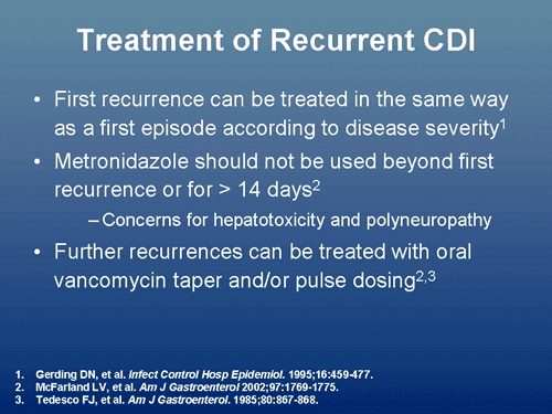 Clostridium difficile Infection: Tools for Treatment and Prevention
