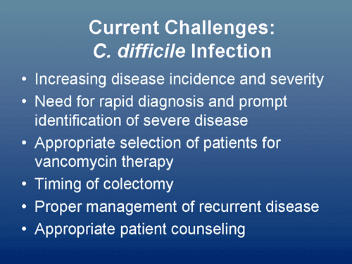 C Depth Infection Clostridium difficile Infection: Tools for Treatment and Prevention