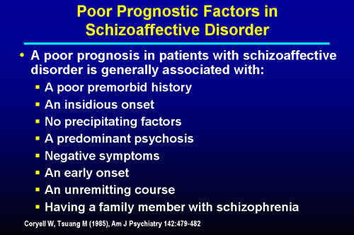 etiology of schizoaffective disorder