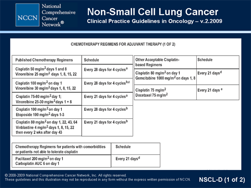 2009 Updates To Nccn Non-small Cell Lung Cancer Guidelines-slide Transcript