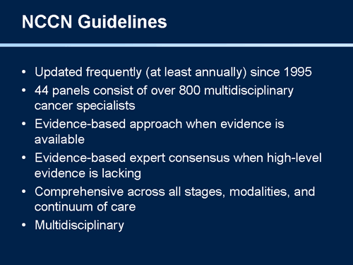 Nccn Nonsmall Cell Lung Cancer Guidelines Update Slides