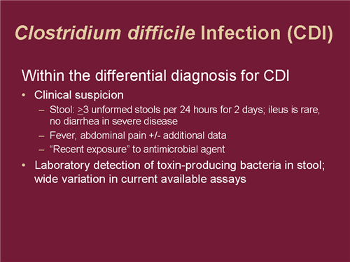 C difficile Infection in Primary Care-Tackling Virulent Pathogen-Transcript