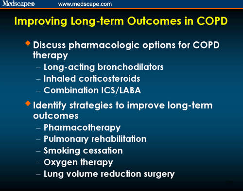 Improving Outcomes and Awareness of COPD