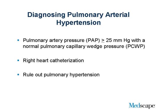 Guidelines for Pulmonary Arterial Hypertension