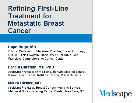 First-line Treatment for Metastatic Breast Cancer (Slides with