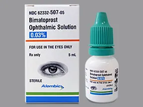 bimatoprost 0.03 % eye drops