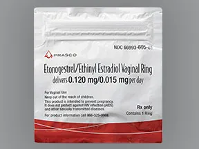 etonogestrel 0.12 mg-ethinyl estradiol 0.015 mg/24 hr vaginal ring