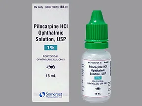pilocarpine 1 % eye drops