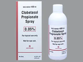 clobetasol 0.05 % topical spray